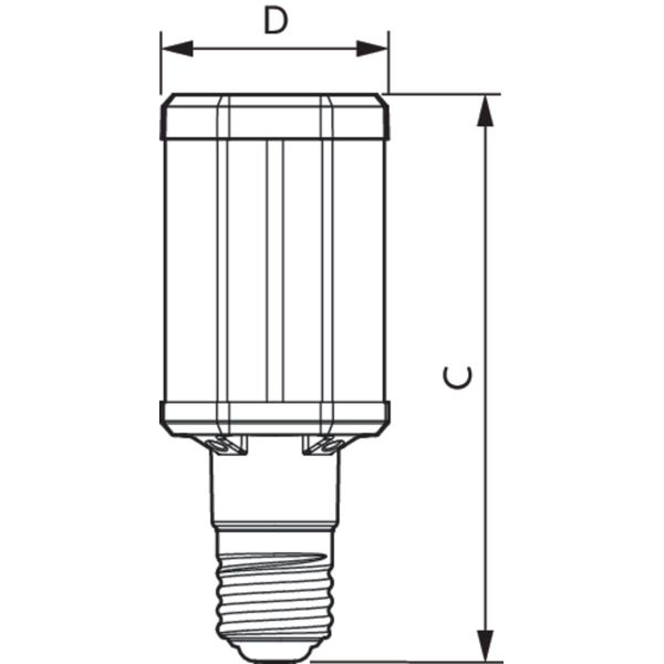 TForce LED HPL ND 57-42W E40 830 image 3