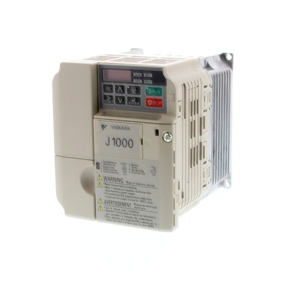 Inverter drive, 1.1kW, 5A, 240 VAC, single-phase, max. output freq. 40 image 3