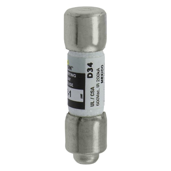 Fuse-link, LV, 1 A, AC 600 V, 10 x 38 mm, 13⁄32 x 1-1⁄2 inch, CC, UL, time-delay, rejection-type image 29