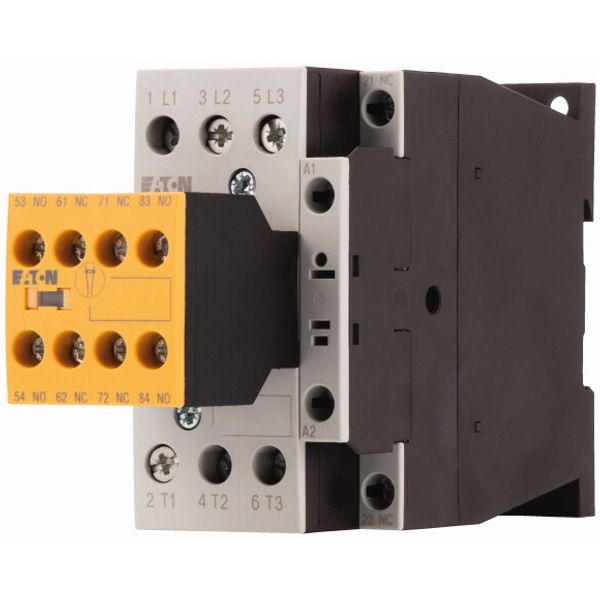 Safety contactor, 380 V 400 V: 11 kW, 2 N/O, 3 NC, 110 V 50 Hz, 120 V 60 Hz, AC operation, Screw terminals, with mirror contact. image 3