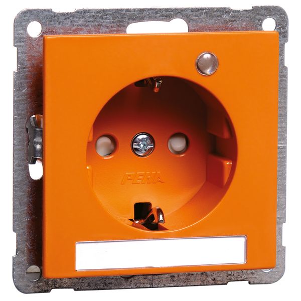 NOVA wcd, insteekcontacten en randaardeLED, tekstveld, oranje image 1
