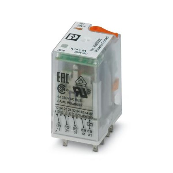 REL-IR4/L- 24AC/4X21AU - Single relay image 2