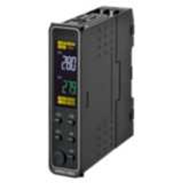 Temp. controller, PRO, DIN Rail 22,5mm, Uni. I/P,1 x Rel. OUT,No AUX,R E5DC1005B image 3