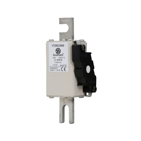 Fuse-link, high speed, 315 A, AC 1000 V, compact DIN 1, 43 x 61 x 138 mm, aR, DIN, IEC, type K indicator image 13