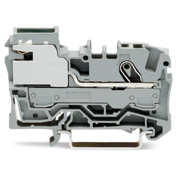 1-conductor power distribution disconnect terminal block image 2