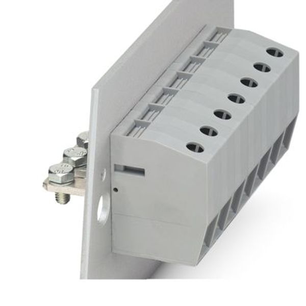 HDFK 25-VP/Z GNYE - Panel feed-through terminal block image 1