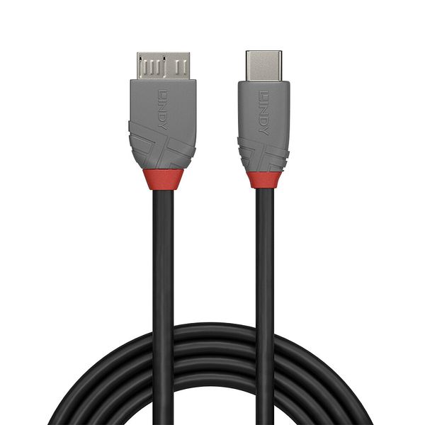 2m USB 3.2 Type C to Micro-B Cable, 5Gbps, Anthra Line USB Type C Male to Micro-B Male image 2