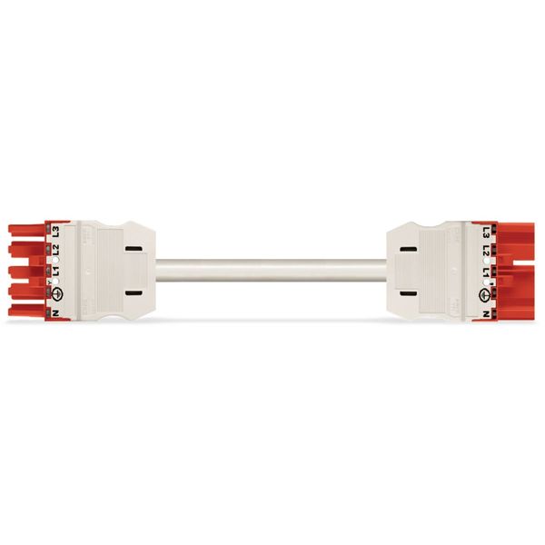 pre-assembled interconnecting cable;Eca;Socket/plug;red image 1