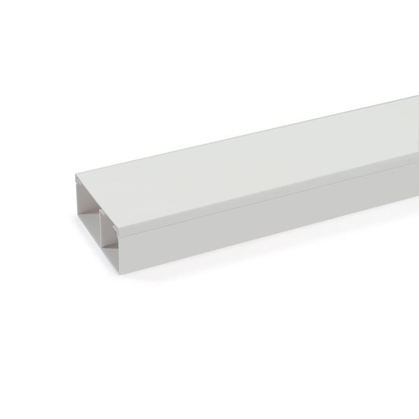 LE 60150 TW lgr  Channel LE, for cable storage, 2000x150x60, light gray Polyvinyl chloride image 1