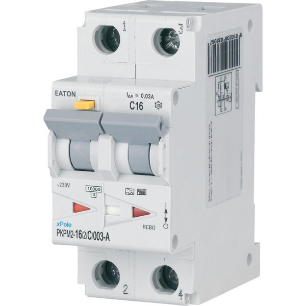 RCD/MCB combination, 16 A, 30 mA, MCB trip characteristic: C, 2p, RCD trip characteristic: A image 8