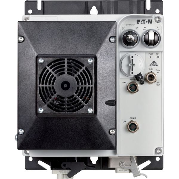 Speed controllers, 8.5 A, 4 kW, Sensor input 4, 400/480 V AC, AS-Interface®, S-7.4 for 31 modules, HAN Q4/2, with fan image 15