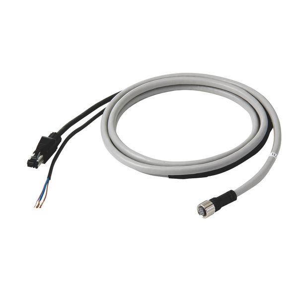 V680S ID reader/writer Ethernet and power cable, M12 - RJ45, length 5m image 2