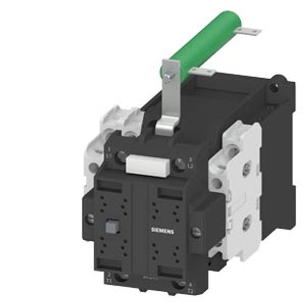 Contactor, Size 2, 2-pole, for rail... image 1