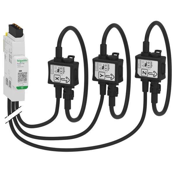 energy sensor, PowerTag Rope 1000A 3P/3P+N top and bottom position image 4