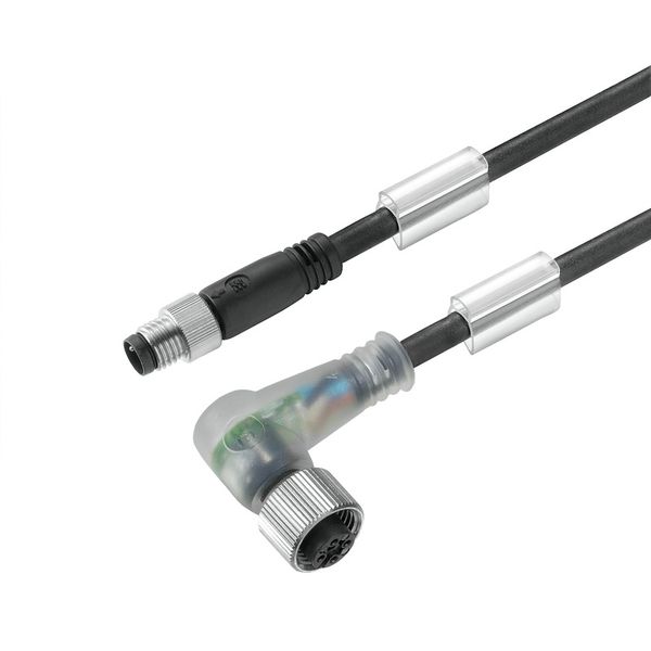 Sensor-actuator Cable (assembled), Connecting line, M8 / M12, Number o image 2