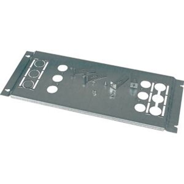 Mounting plate, +mounting kit, for NZM3, horizontal, 3p, HxW=250x600mm image 4
