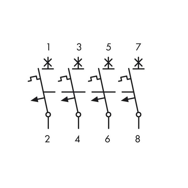 Miniature Circuit Breaker (MCB) AMPARO 6kA, C 63A, 4-pole image 8