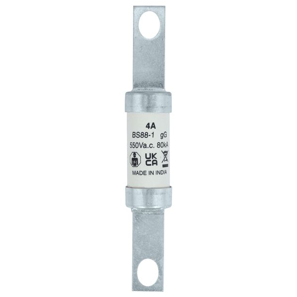 Fuse-link, low voltage, 4 A, AC 550 V, BS88, 21 x 129  mm, gL/gG, BS image 5