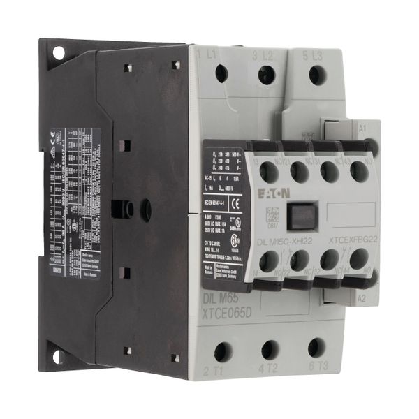 Contactor, 380 V 400 V 30 kW, 2 N/O, 2 NC, RDC 24: 24 - 27 V DC, DC operation, Screw terminals image 11