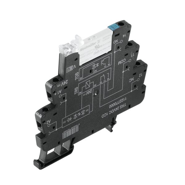 Relay module, cULus C1D2, 12 V DC ±20 %, Green LED, Free-wheeling diod image 2