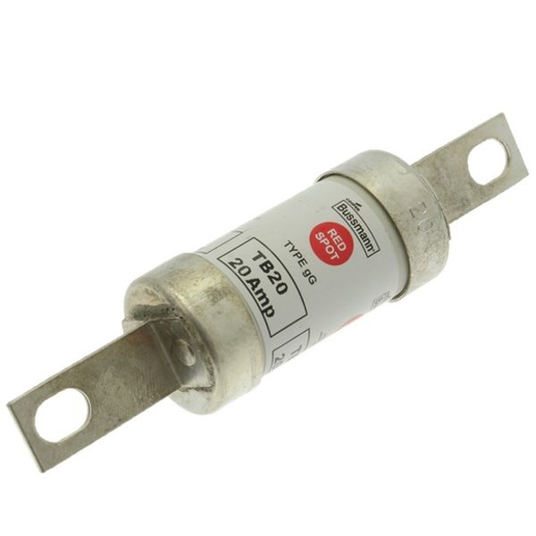 Fuse-link, low voltage, 20 A, AC 660 V, DC 460 V, BS88, 27 x 112 mm, gL/gG, BS image 2