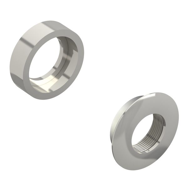 FIXINGACCESSORY D18MM FLUSH NUT ST.STEEL image 1