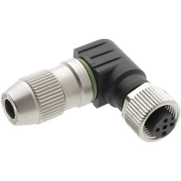 Circular Connector HARAX M12/4-poles/fem image 1