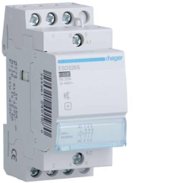 Humfree Contactor 25A, 3NC, 24V image 1