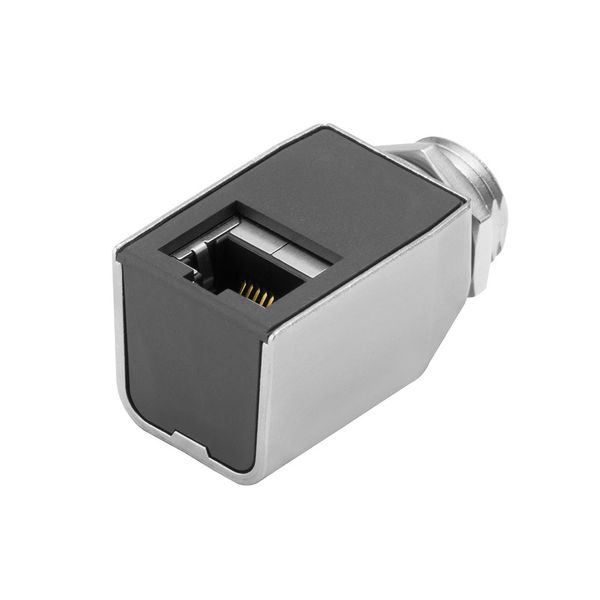 RJ45 plug adapter, IP67, Connection 1: RJ45 90&deg;, Connection 2: M12 image 1