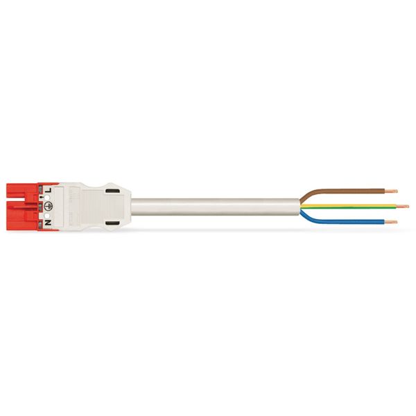 pre-assembled interconnecting cable Eca Socket/plug red image 2