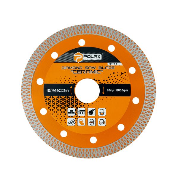 Diamond saw blade "Ceramic" 125x10x1.4x22.23mm image 1