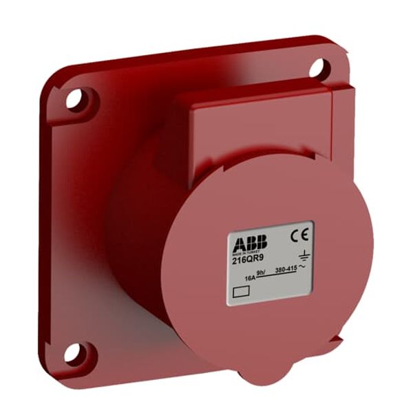 216QR9 Panel mounted socket image 1