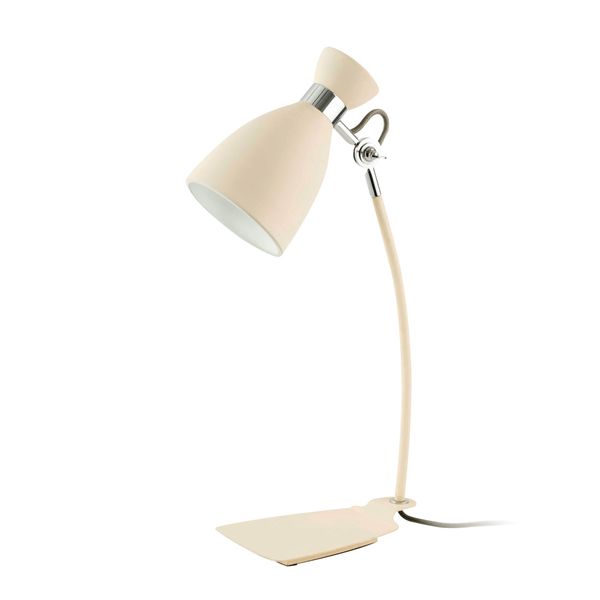 RETRO BEIGE TABLE LAMP 1 X E14 MAX 20W image 1