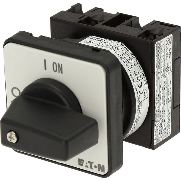 On-Off switch, 1 pole, 20 A, 90 °, flush mounting image 17