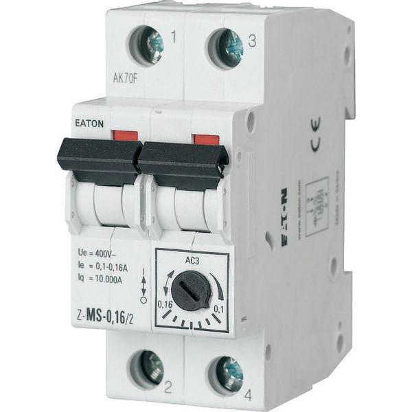 Motor-Protective Circuit-Breakers, 1,6-2,5A, 2p image 2