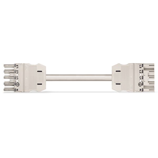 pre-assembled interconnecting cable;Eca;Socket/plug;white image 2