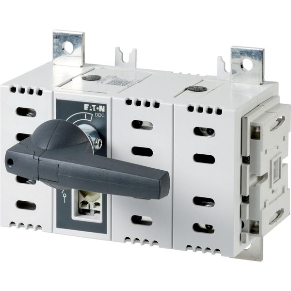 DC switch disconnector, 250 A, 2 pole, 2 N/O, 2 N/C, with grey knob, service distribution board mounting image 3