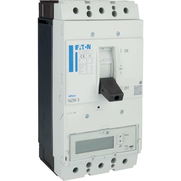 NZM3 PXR25 circuit breaker - integrated energy measurement class 1, 630A, 3p, Screw terminal image 19