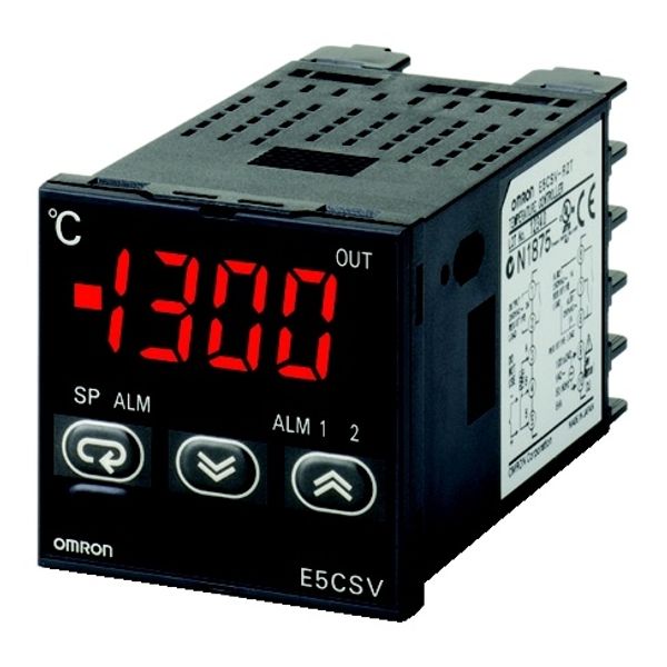 Temp. controller, LITE, DIN48x48, SPST relay output, Thermocouple and E5CS7133R image 2