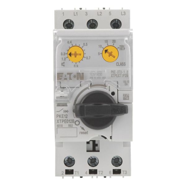 Motor-protective circuit-breaker, Complete device with standard knob, Electronic, 0.3 - 1.2 A, 1.2 A, With overload release, Screw terminals image 4