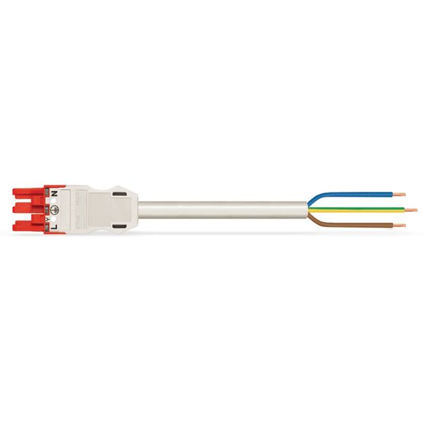 pre-assembled interconnecting cable Eca Socket/plug red image 3