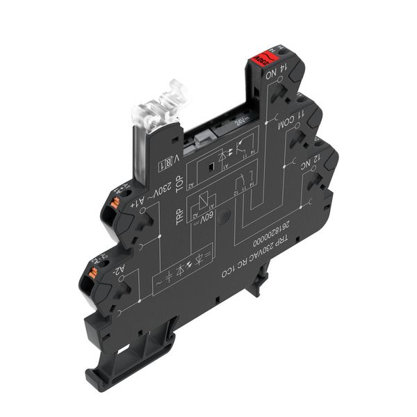 Relay socket, IP20, 120 V AC ±10 %, 1 CO contact , 10 A, PUSH IN image 2