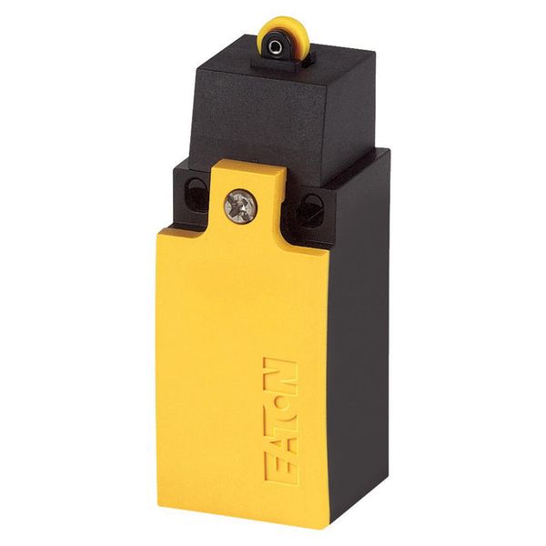 Safety position switch, LS(M)-…, Roller plunger, Complete unit, 1 N/O, 1 NC, EN 50047 Form C, Yellow, Metal, Cage Clamp, -25 - +70 °C image 2