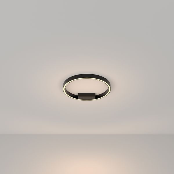 Modern Rim Ceiling lamp Black image 1