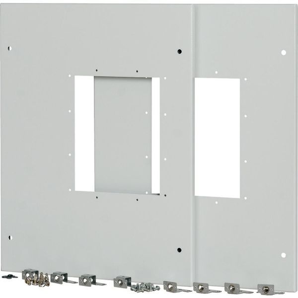 Front cover, 2x IZMX16, fixed mounted design, W=1000mm image 2