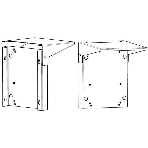 Touch-safe protection (enclosures), 629 x 341 x 326 mm, Stainless stee image 2