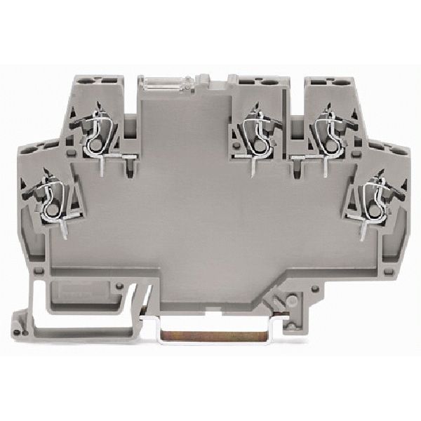 Universal modular component plug housing as rail-mounted terminal bloc image 1