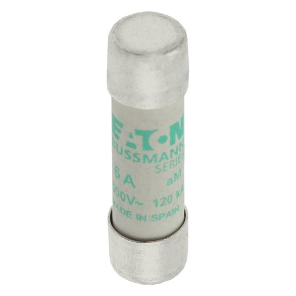 Fuse-link, LV, 6 A, AC 500 V, 10 x 38 mm, aM, IEC image 6