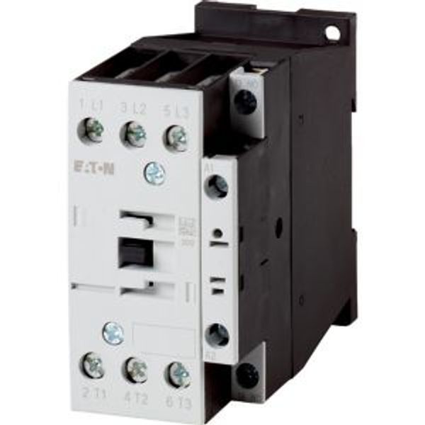 Contactor, 3 pole, 380 V 400 V 15 kW, 1 N/O, RDC 24: 24 - 27 V DC, DC operation, Screw terminals image 5