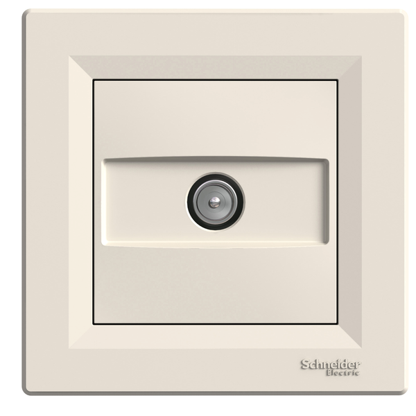 Asfora, TV socket intermediate, 8dB, cream image 3